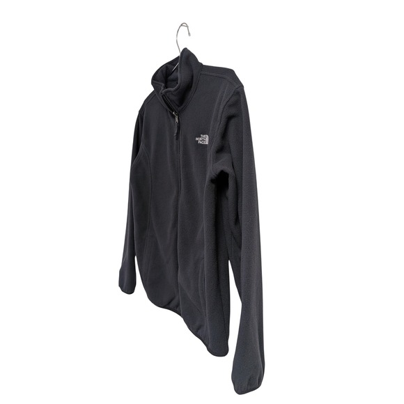 The North Face Boys Fleece Jacket Full Zip Lightweight Outdoors Black XL - Picture 2 of 8